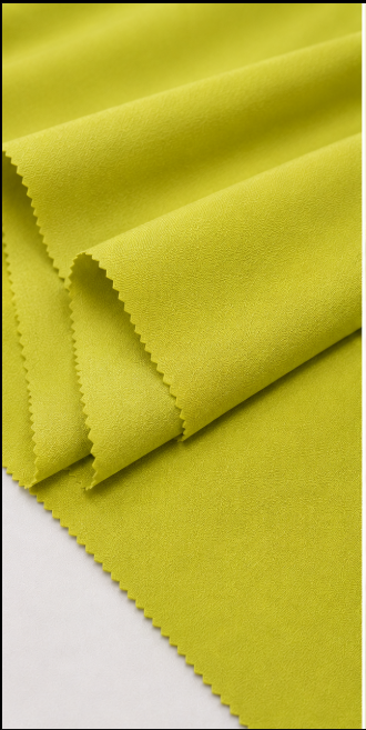Chartreuse Lime Poly-Viscose